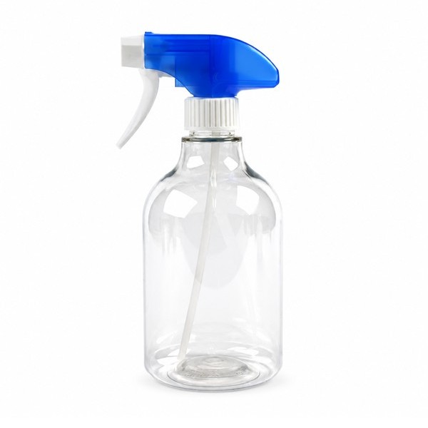 청색 건 스프레이 650ml 투명