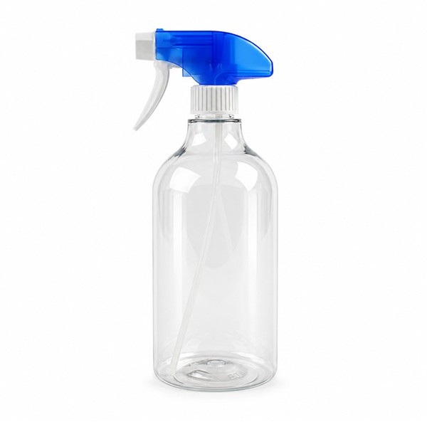 청색 건 스프레이 850ml 투명