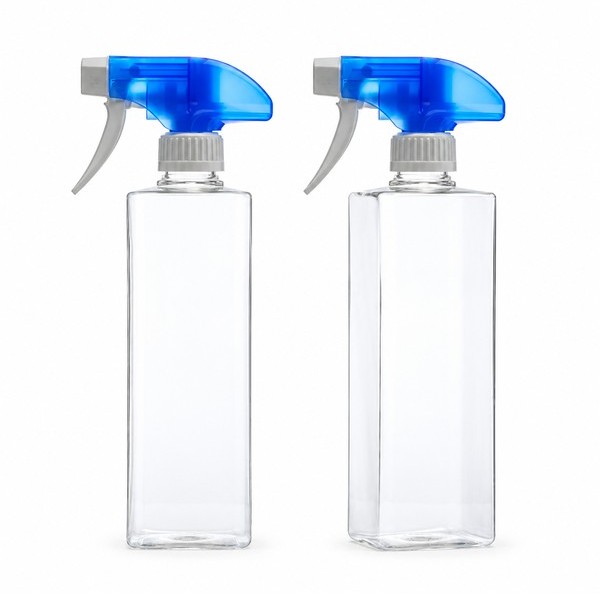 청색 건 스프레이 T 500ml 사각 투명