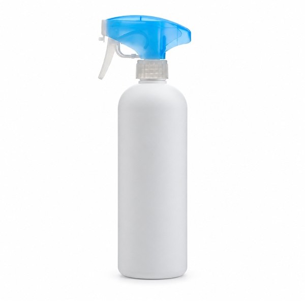하늘색 건 스프레이 500ml 라운드 백색