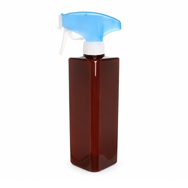 하늘색 건 스프레이 500ml 사각 밤색