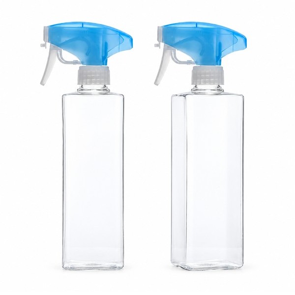 하늘색 건 스프레이 T 500ml 사각 투명
