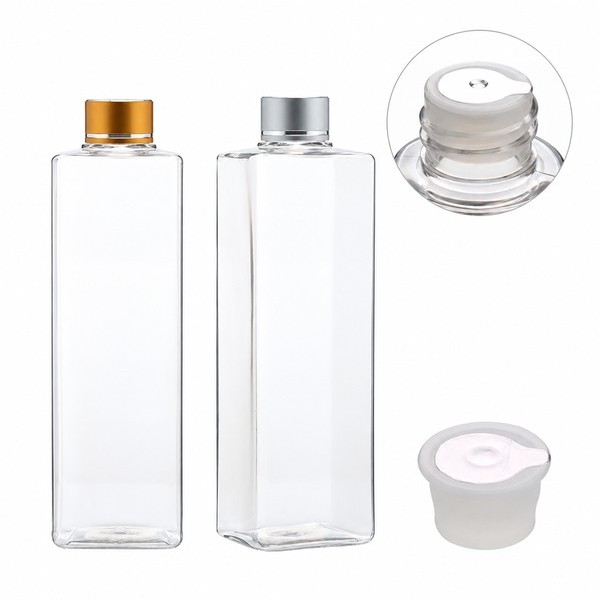 금속(스킨용) 350ml 사각 투명