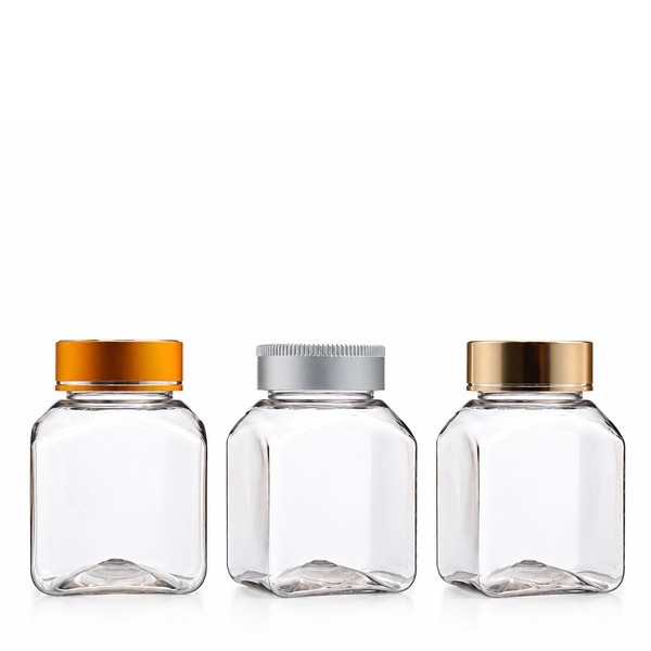금속캡 120ml 사각 투명