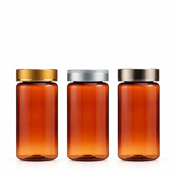금속캡 350ml 갈색