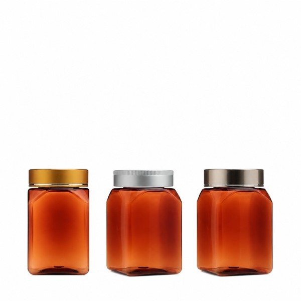금속캡 350ml 사각 갈색