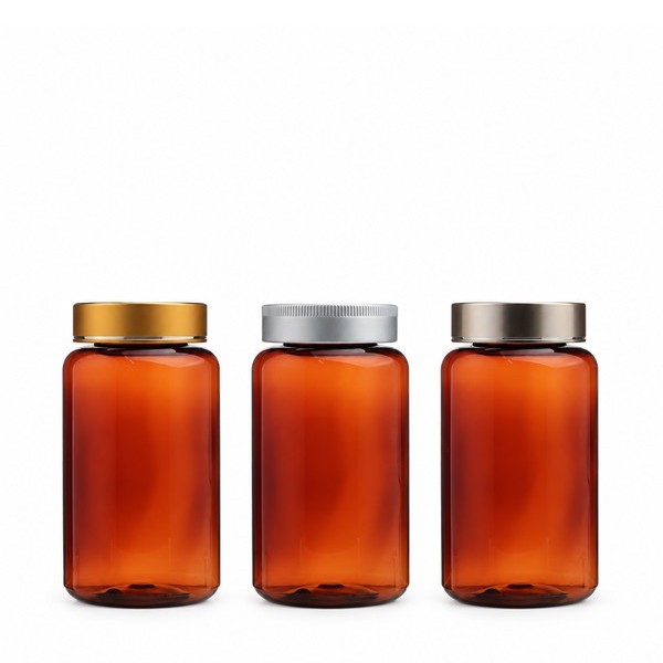 금속캡 500ml 갈색