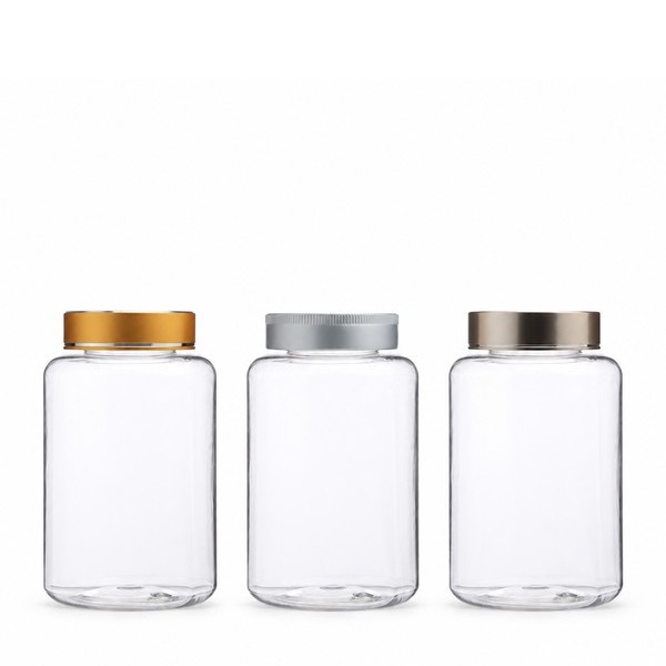 금속캡 650ml 투명