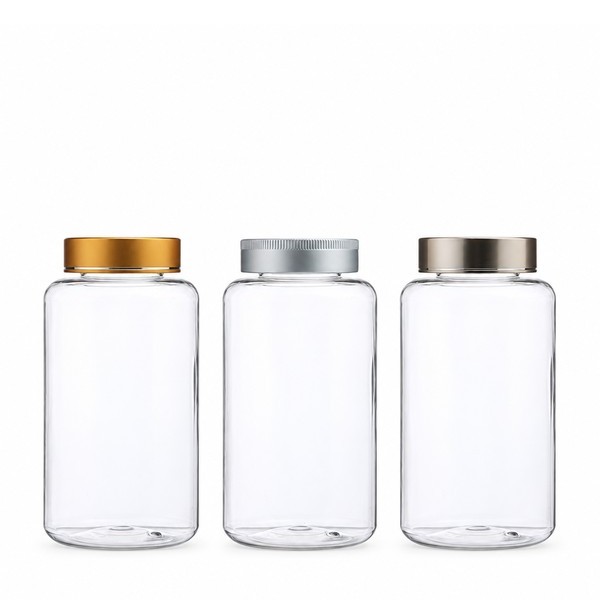 금속캡 750ml 투명