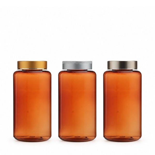 금속캡 800ml 갈색