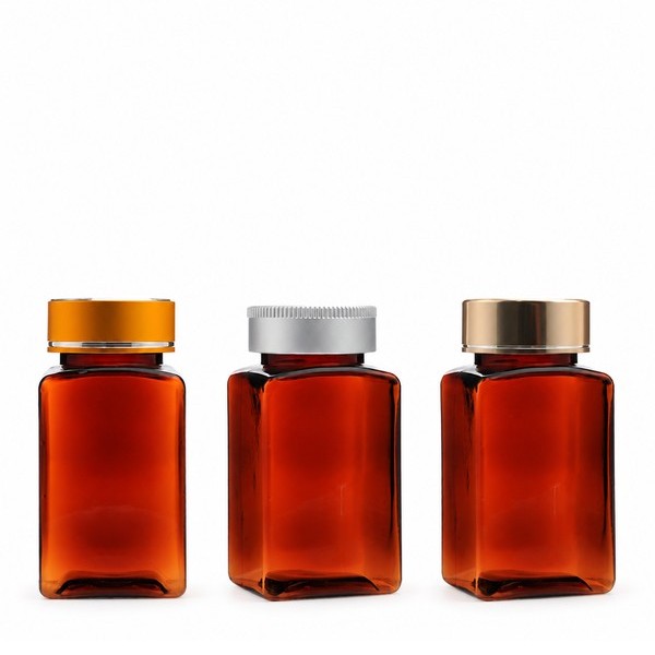 금속캡 125ml 사각 갈색