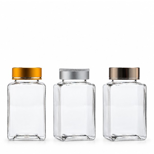 금속캡 150ml 사각 투명