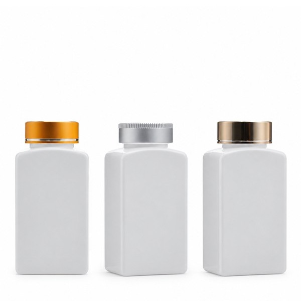 금속캡 200ml 사각 백색