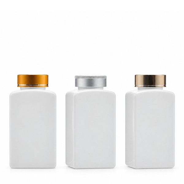 금속캡 250ml 사각 백색