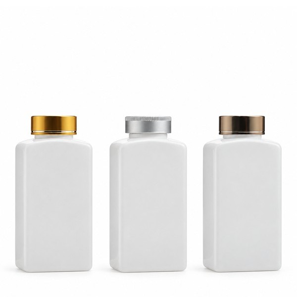 금속캡 300ml 사각 백색