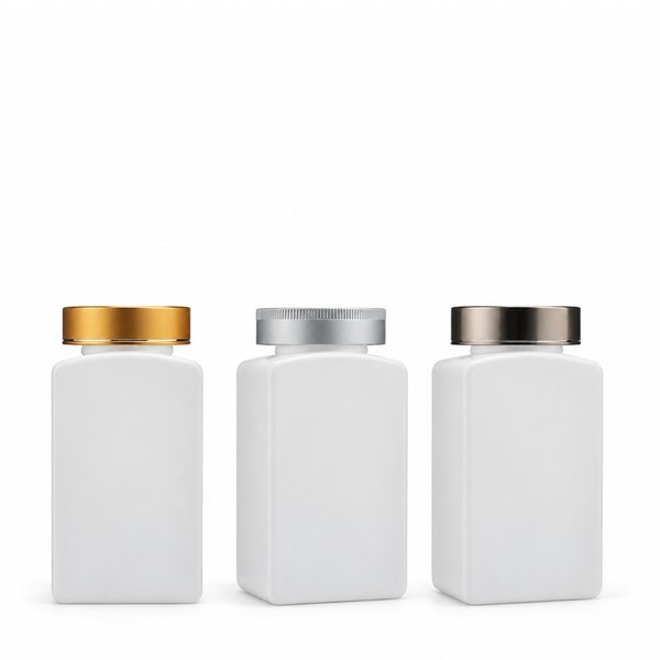 금속캡 400ml 사각 백색