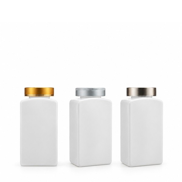 금속캡 500ml 사각 백색