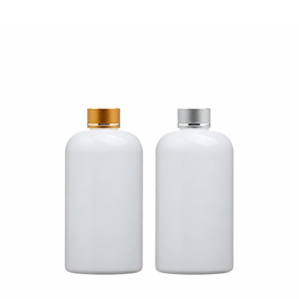 금속캡 250ml 납작 백색