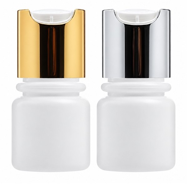 금속 프레스 캡 15ml 백색