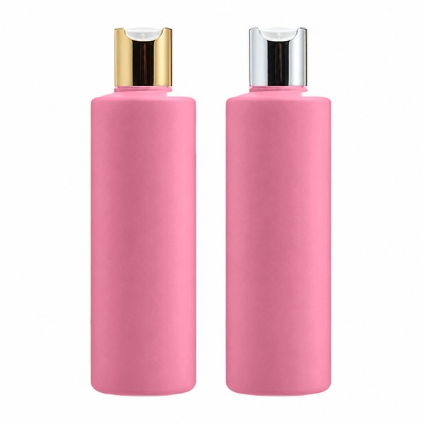 금속 프레스 캡 200ml 핑크