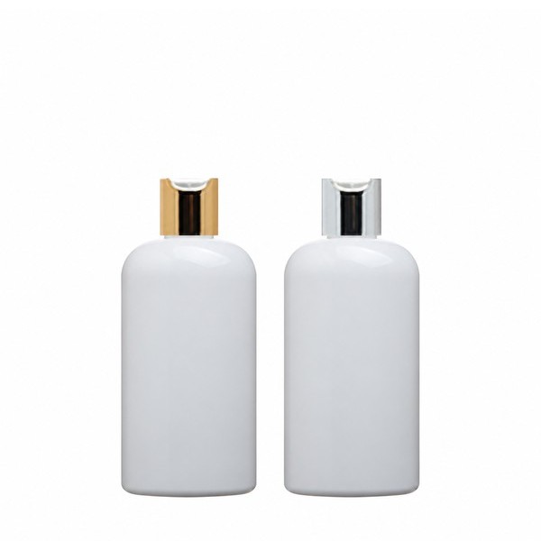 금속 프레스 캡 250ml 납작 백색