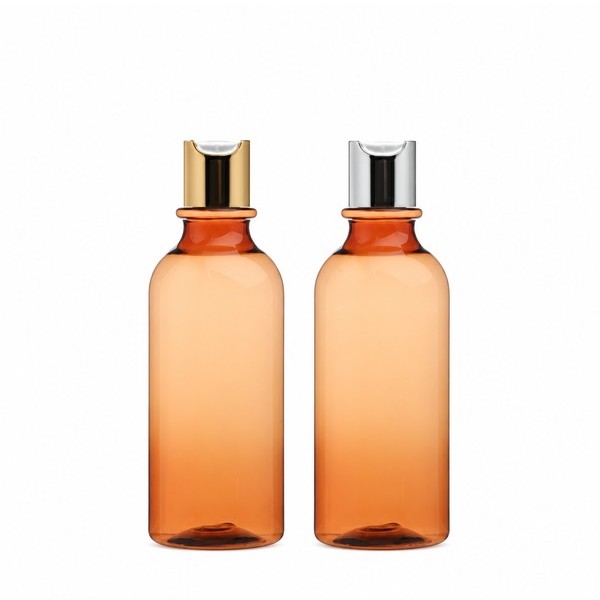 금속 프레스 캡 300ml 갈색