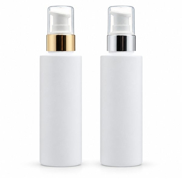 금속 에센스 펌프 120ml 백색