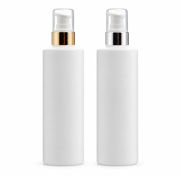 금속 에센스 펌프 200ml 백색
