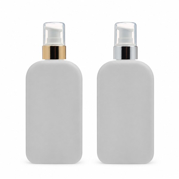 금속 에센스 펌프 200ml 사각 백색