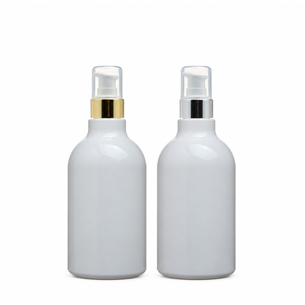 금속 에센스 펌프 400ml 백색