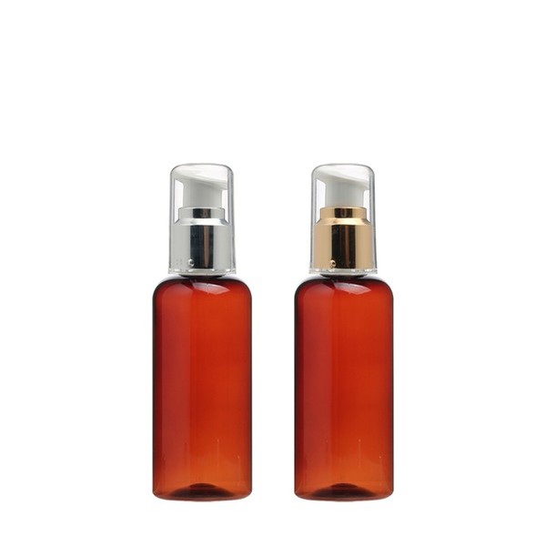 금속 에센스 펌프 100ml 갈색