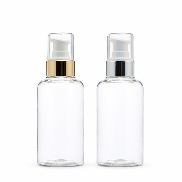 금속 에센스 펌프 120ml 투명