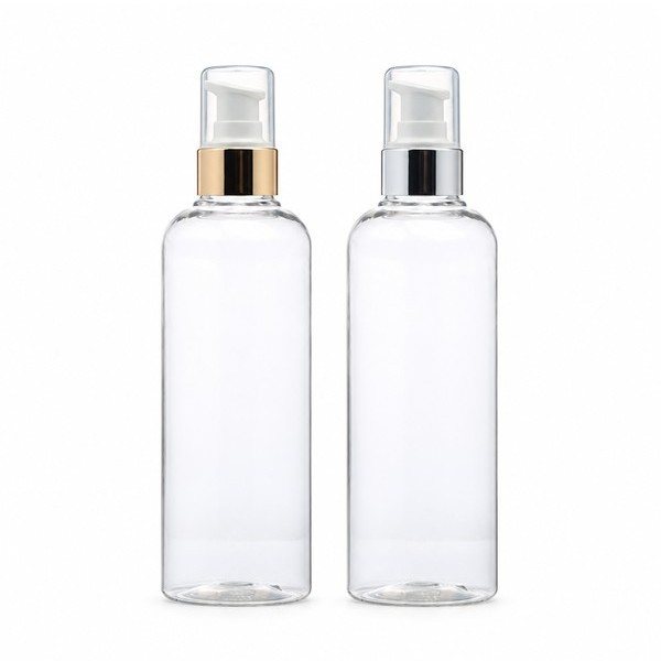 금속 에센스 펌프 200ml 투명
