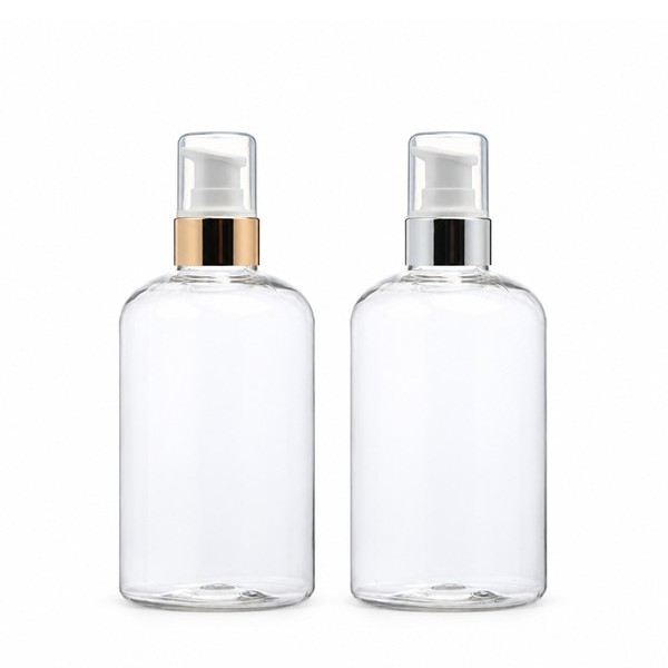 금속 에센스 펌프 200ml 볼록 투명