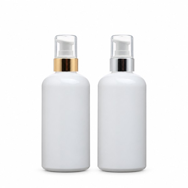 금속 에센스 펌프 250ml 볼록 백색