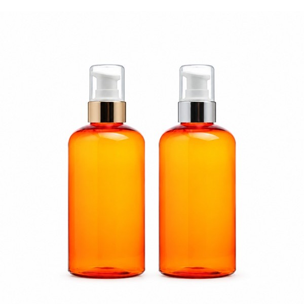 금속 에센스 펌프 250ml 볼록 오렌지