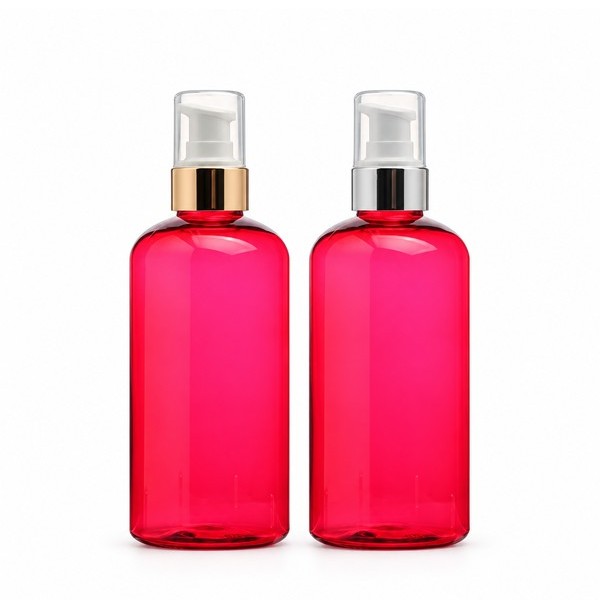 금속 에센스 펌프 250ml 볼록 적투