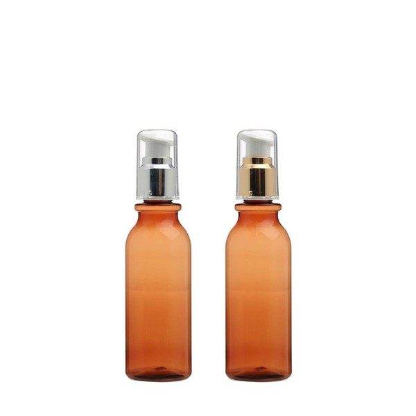 금속 에센스 펌프 Y 100ml 갈색