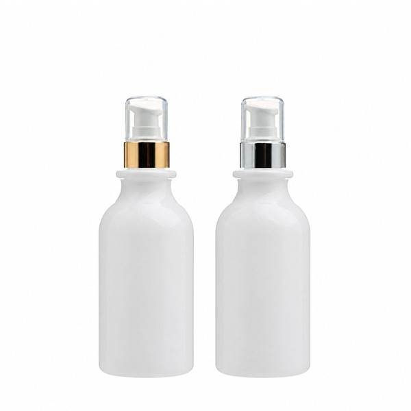 금속 에센스 펌프 Y 200ml 백색