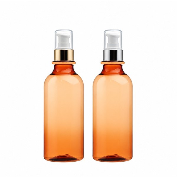 금속 에센스 펌프 300ml 갈색