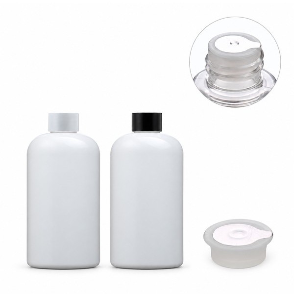 단캡(스킨용) 250ml 납작 백색