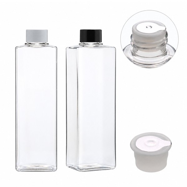 단캡(스킨용) 350ml 사각 투명
