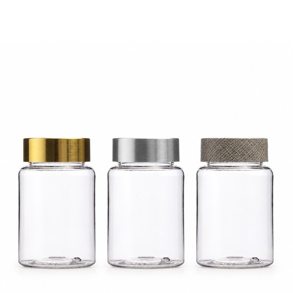 무늬목캡 100ml 투명