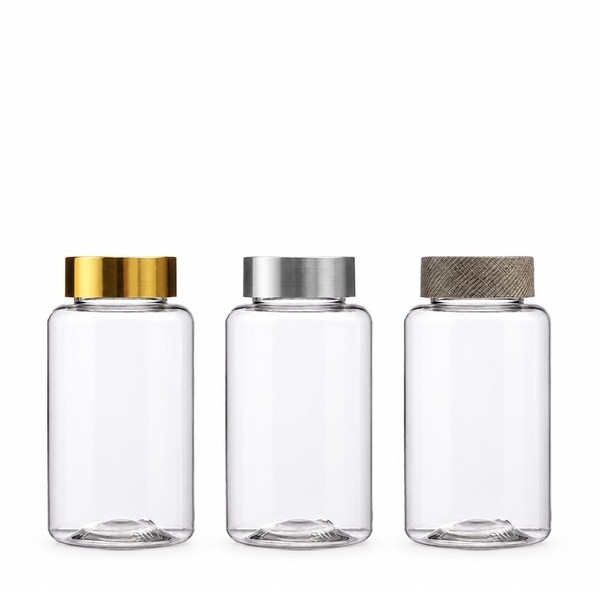 무늬목캡 180ml 투명