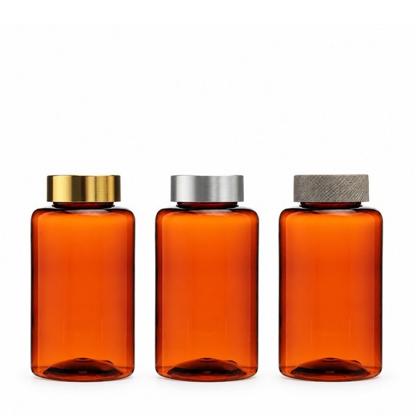 무늬목캡 240ml 갈색 중