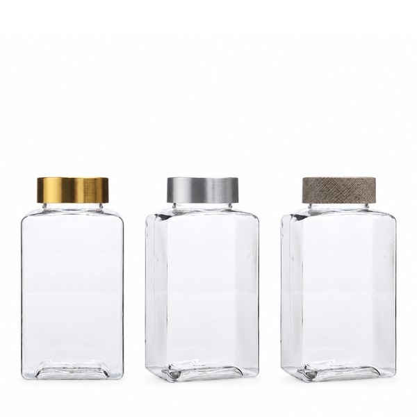 무늬목캡 200ml 사각 투명