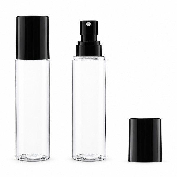 미스트 100ml 투명 검정오버캡