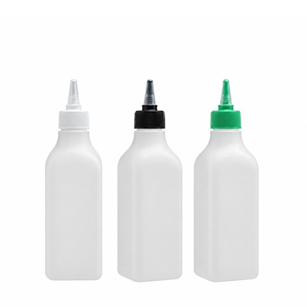 뾰족 250ml 사각 백색