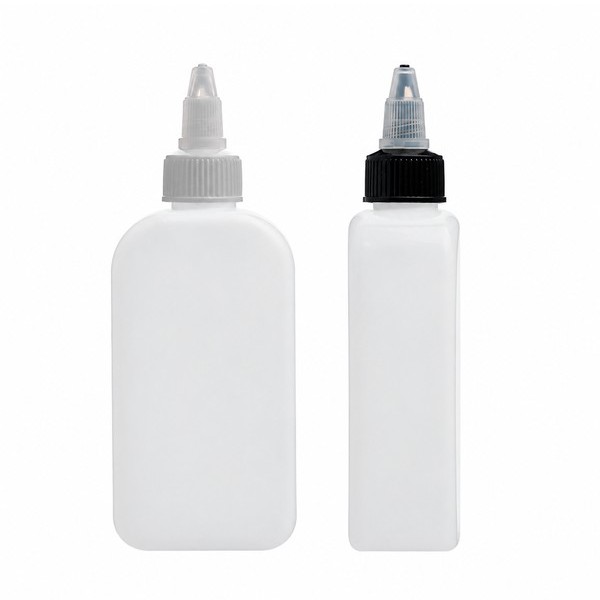 뾰족A형 100ml 사각 백색