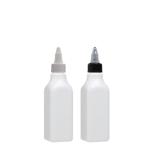 뾰족A형 120ml 사각 백색